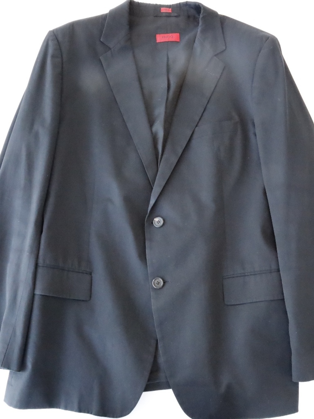 HUGO by Hugo Boss Black Two-Button Blazer Suit Jacket